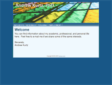 Tablet Screenshot of andrewkurtz.com